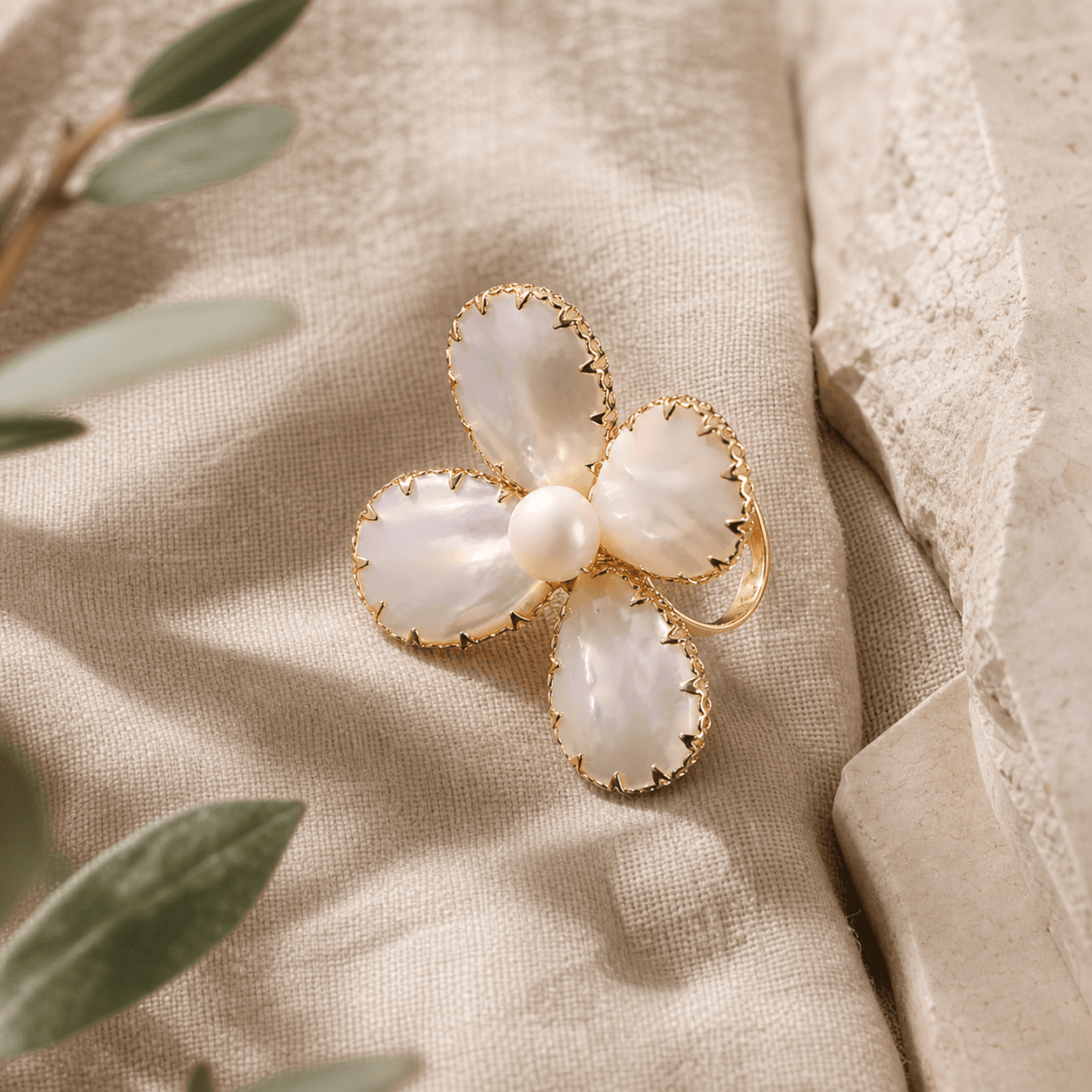 The Quiet Centre - Ring - MythRealms pearl jewelry