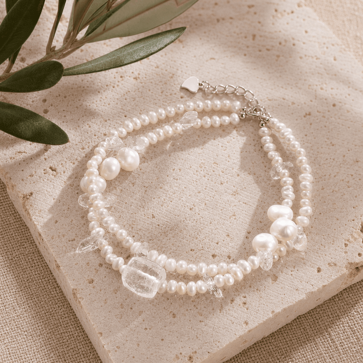 The Clear Blue - Bracelet - MythRealms pearl jewelry