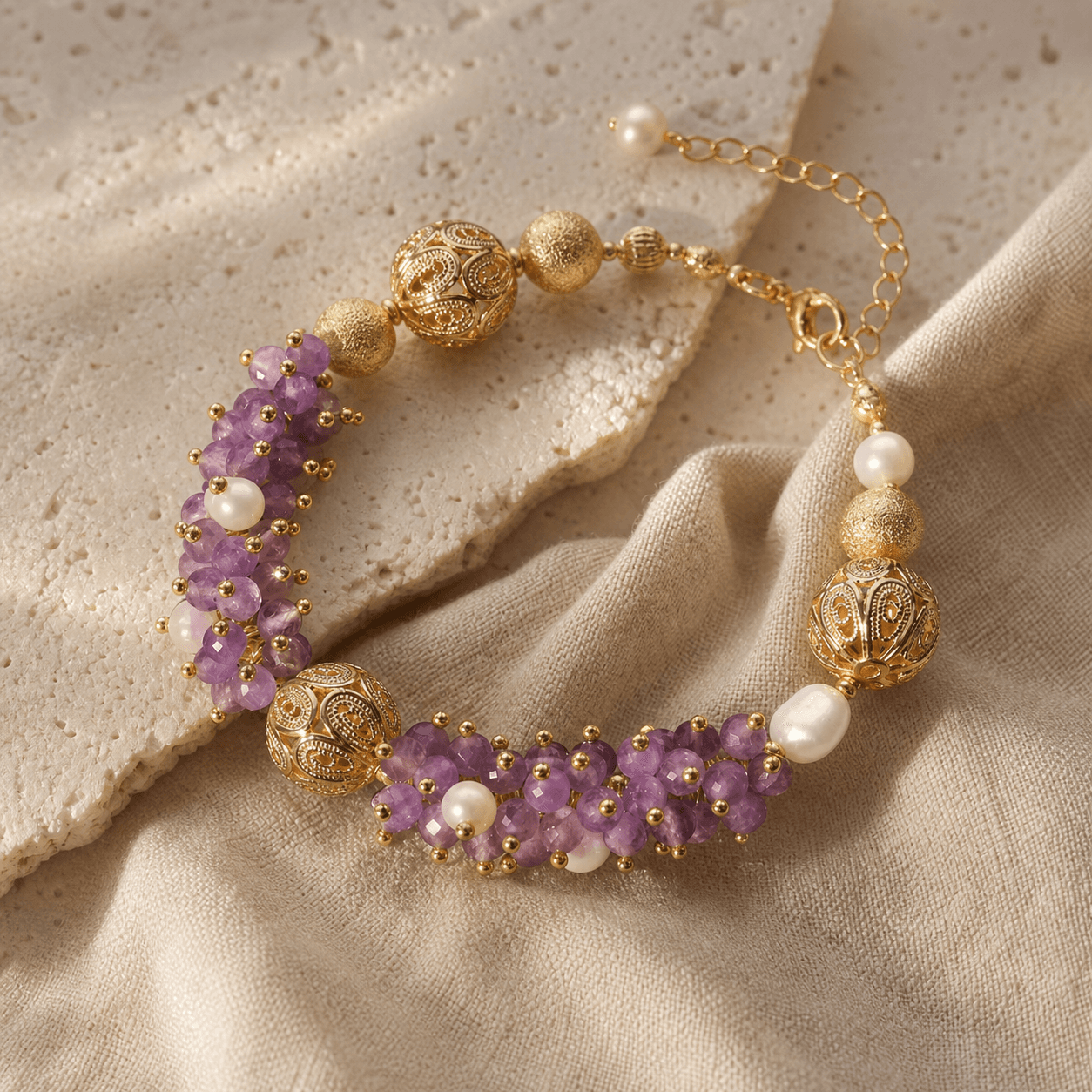 The Keeper - Bracelet - MythRealms pearl jewelry