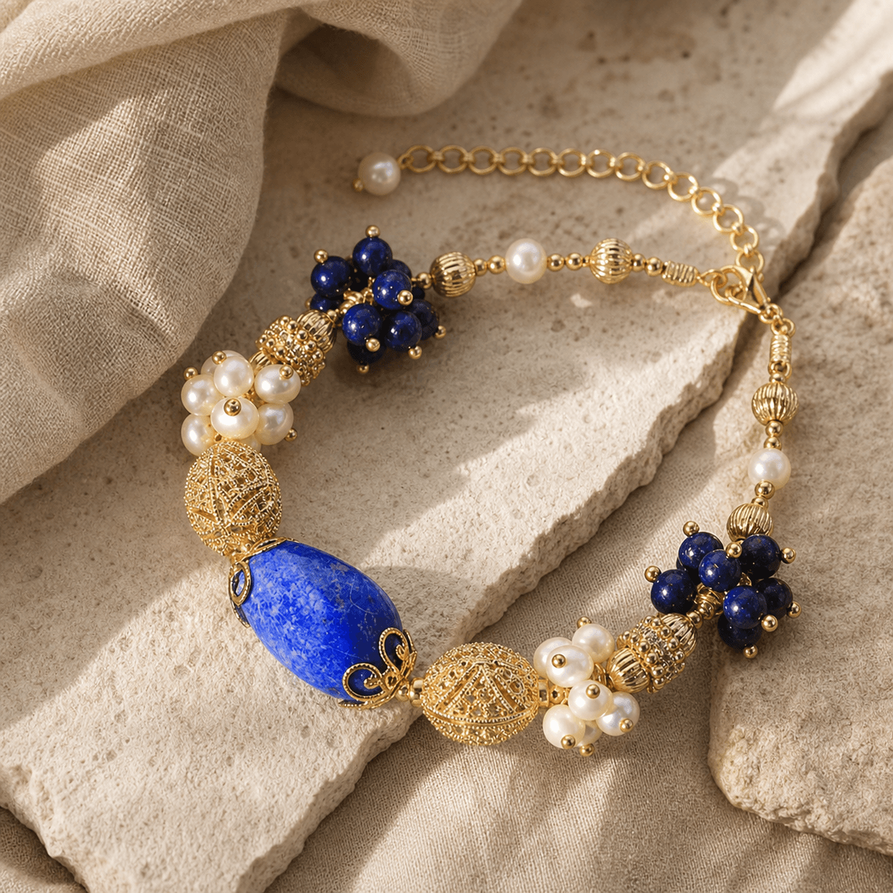 The Steady Light - Bracelet - MythRealms pearl jewelry