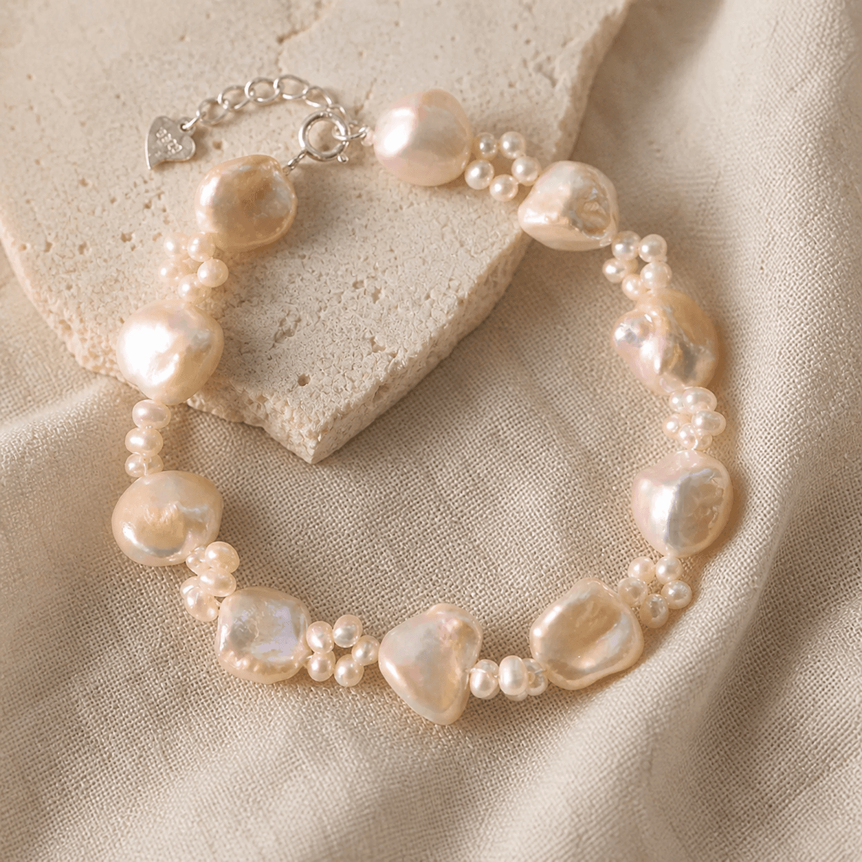 The Horizon Line - Bracelet - MythRealms pearl jewelry