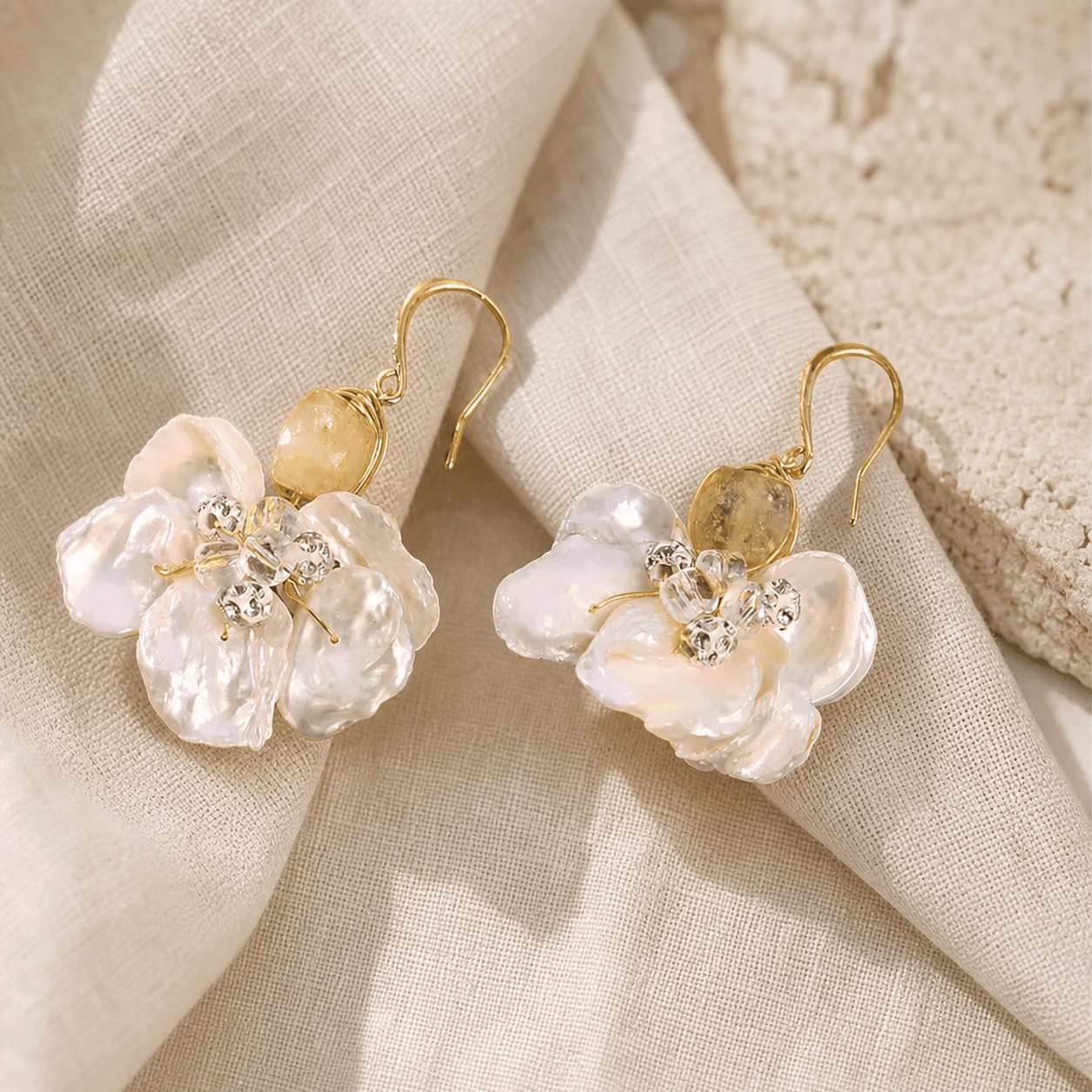 The Listening Pearl - Earrings - MythRealms pearl jewelry
