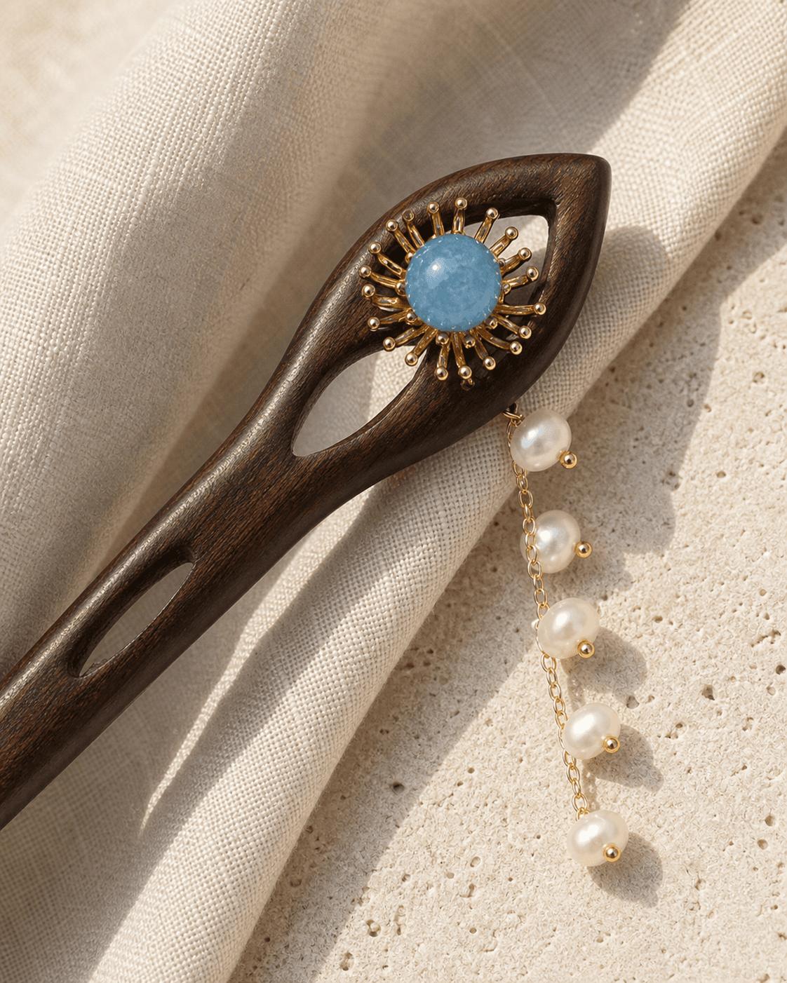 The Blue Sun - Hair Stick 2