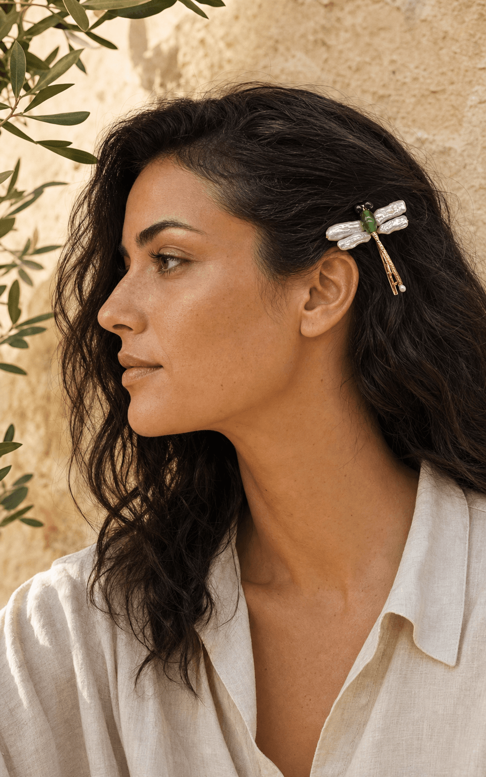 The Jade Dragonfly - Hair Clip 3
