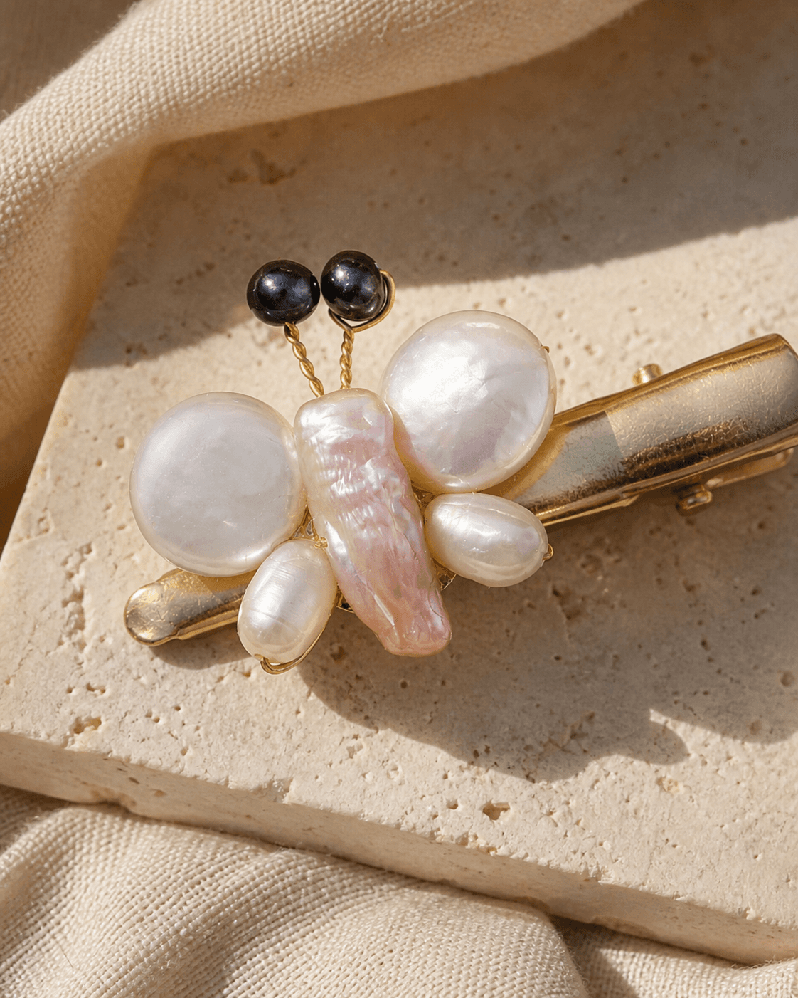 The Pearl Moth - Hair Clip 2