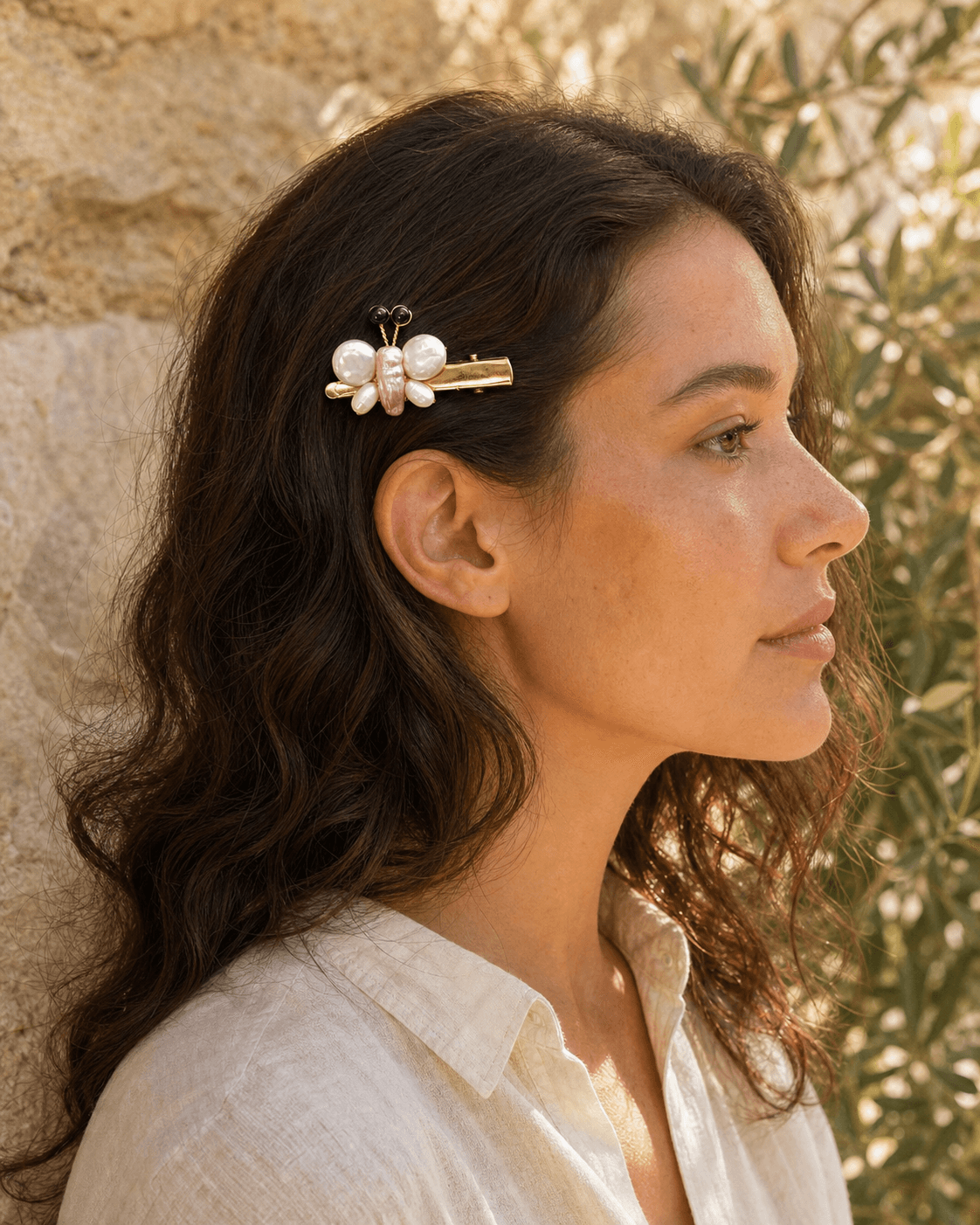 The Pearl Moth - Hair Clip 3