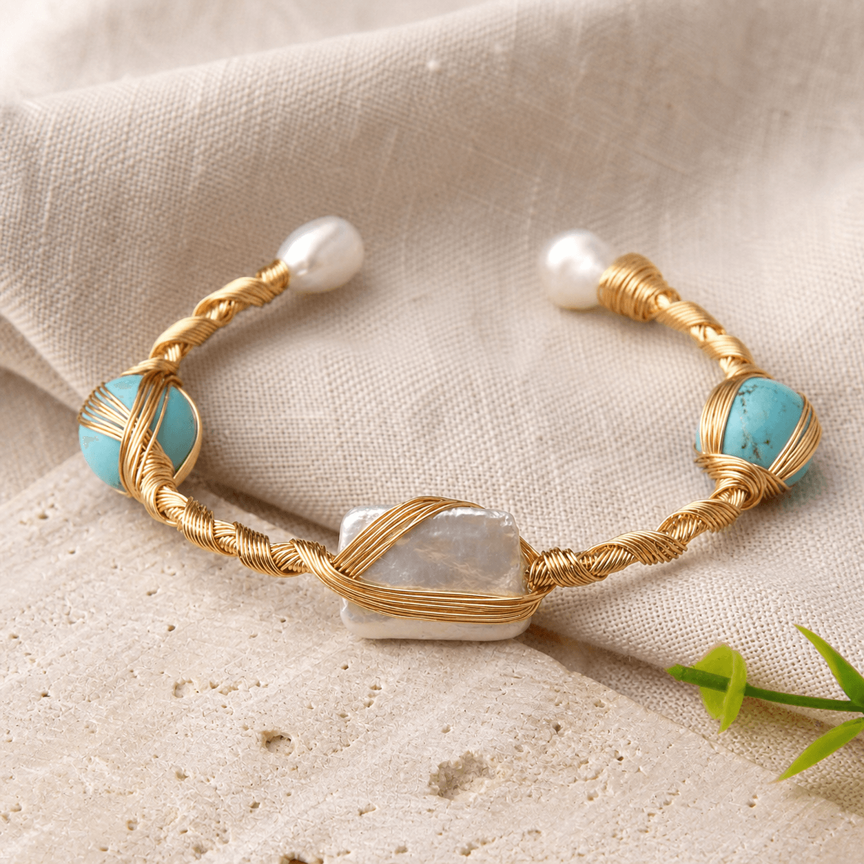 The Turquoise Leaf - Bracelet 2