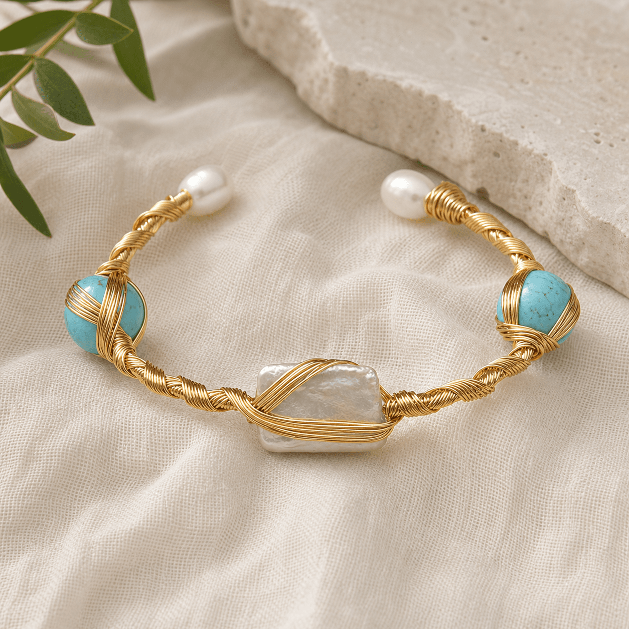 The Turquoise Leaf - Bracelet 3