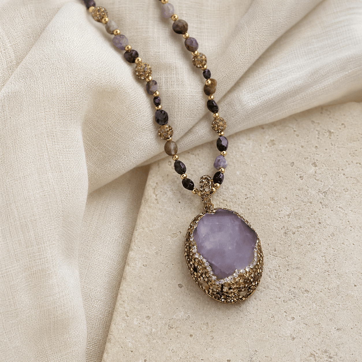 The Violet Pendant - Necklace 2