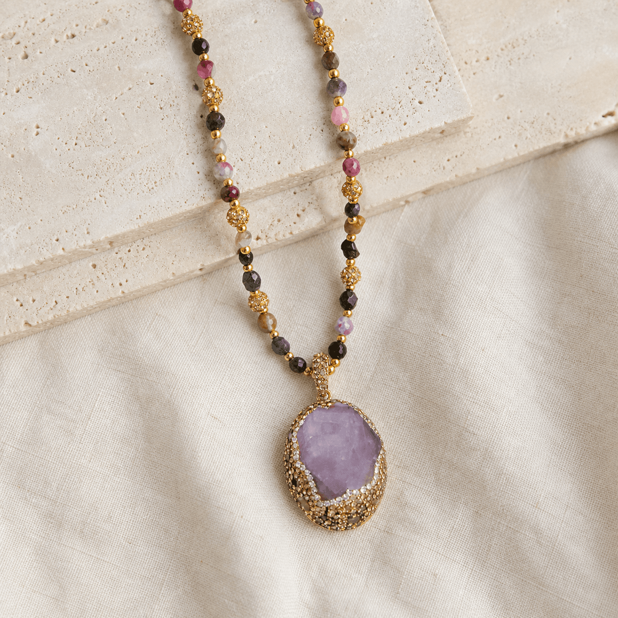 The Violet Pendant - Necklace 3