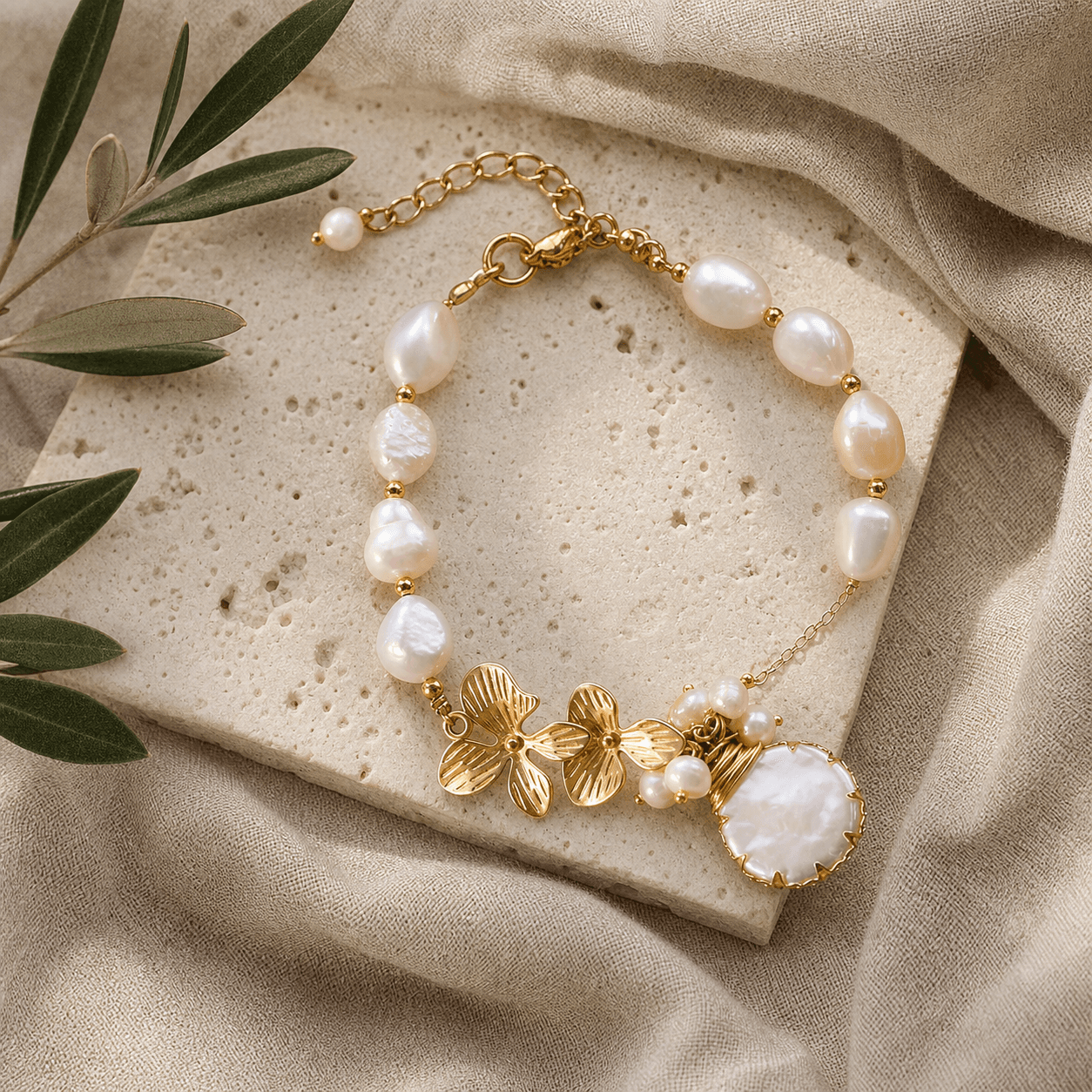 The Inner Tide - Bracelet - MythRealms pearl jewelry