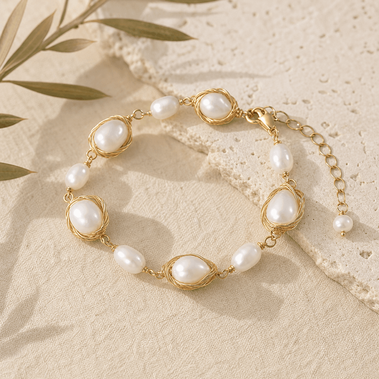 The Silver Hour - Bracelet - MythRealms pearl jewelry