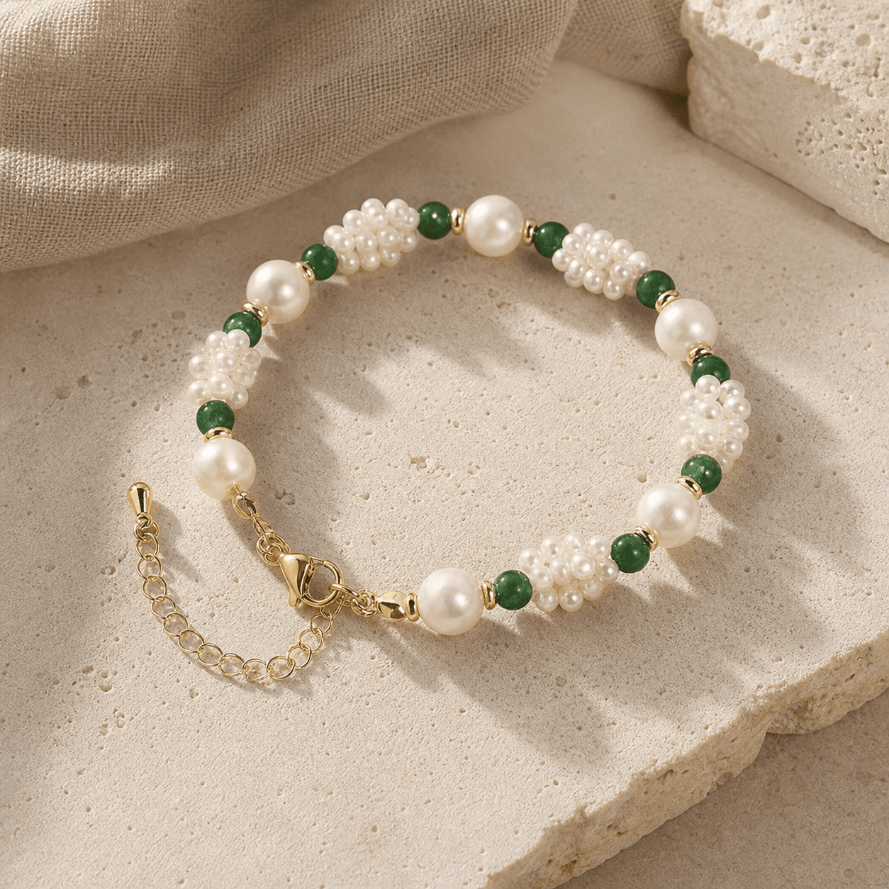 The Gentle Tide - Bracelet - MythRealms pearl jewelry